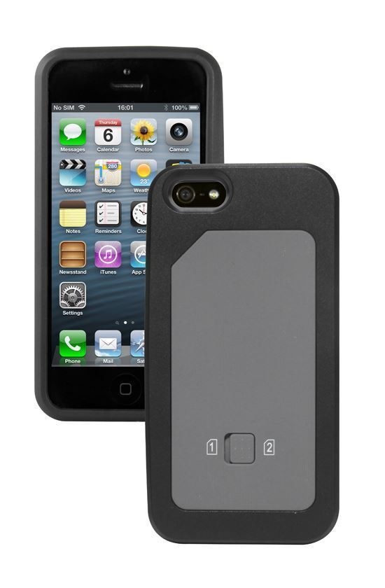 ThumbsUp! Dual SIM Case for iPhone 5 Black RRP £25.99 CLEARANCE XL £7.99